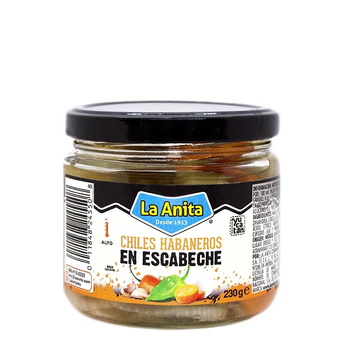 Habanero en escabeche 12/270gr La Anita 