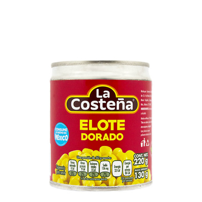 Elote Dorado Entero La Costeña - Varios, Conservas 